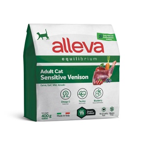 Hrana za mačke Divljač 400gr Adult Sensitive Equilibrium Alleva ALP61051