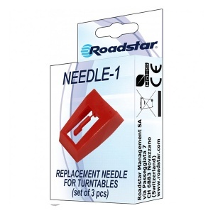 Igle za gramofon 3kom Needle-1 Roadstar NEEDLEPCS