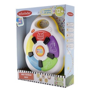 Igračka za bebe muzički bend 12m Infunbebe LS5321