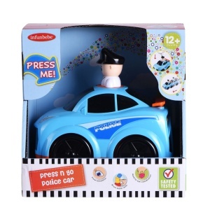 Igračka Za Bebe Policijski Auto Pritisni I Pusti Infunbebe PL7002