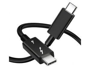 Kabl E-Green USB tip C Thunderbolt 4 M/M 1m crni 8K 60Hz 40Gbps