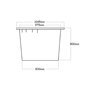 Kaca 500L crna 050241 - Img 2