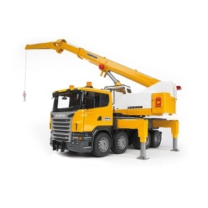 Kamion Scania Liebherr kran 1.2m Bruder 035709 - Img 2