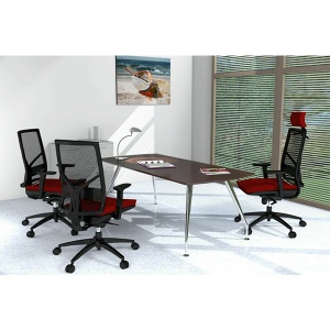 Kancelarijska stolica sa točkićima ergonomska mrežasti naslon 1850 SYN OMNIA LX - Img 2