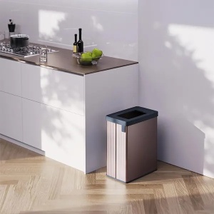 Kanta za otpatke 54l sa dostrukom pregradom biserno roze Verto Curver CU 00395-Y82 - Img 3