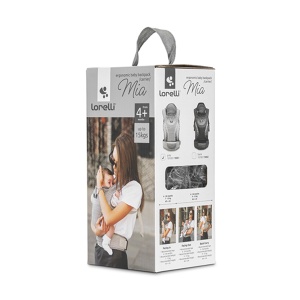 Kengur nosiljka Lorelli Ergonomic Mia Crni 10010170002 - Img 3