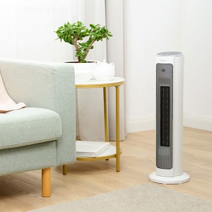 Keramička stubna grejalica Sencor SFH 8994WH PTC belo-crna 2200W - Img 4