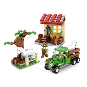 Kocke za decu farma 247 delova Happy Farm 011211 - Img 2