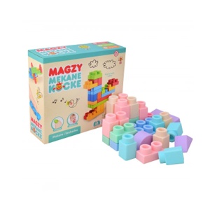 Kocke za decu Magzy mekane konstruktor kocke 25kom 38451