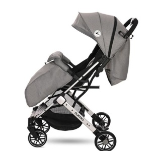 Kolica za bebe Fiorano Doplphin siva sa prekrivkom za noge Lorelli 10021492380 - Img 2