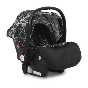 Kolica za bebe set Sena Black Marble Lorelli 10021612183 - Img 3