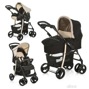 Kolica za bebe trio set Shopper Hauck A026433 CAVIARBEIG