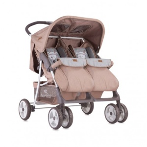 Kolica za dvoje Beige Indian Bear Lorelly sa torbom 10020071826