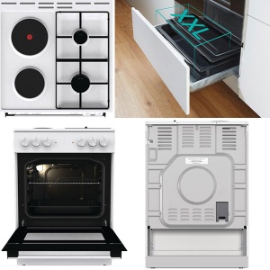 Kombinovani šporet 65l Gorenje GK6A10WG - Img 4