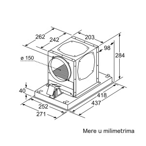 Komplet za recirkulaciju za aspirator Long Life Bosch DIZ0JC2D0 - Img 3