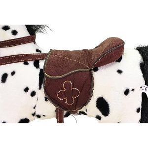 Konj za ljuljanje muzički Appaloosa 75x30x69cm Knorr 40505 - Img 3