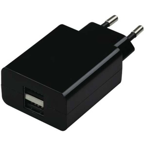 Kućni punjač sa dva USB porta, 5V/2.1 mAh, HAMA crni 108340
