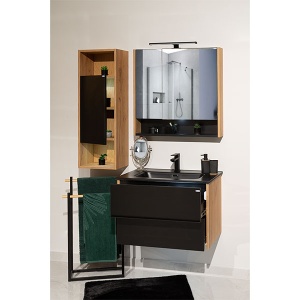 Kupatilski ormarić donji deo 75 plazma konzolna lavabo CL-D75MB Una 300260 - Img 3