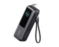 Laptop 25000mAh, 165W, sa ugrađenim USB-C kablom na izvlačenje, Power Bank za laptop crni Anker MOB03207