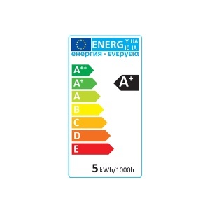 LED čip sijalica - dnevno svetlo 5W Reflekt LS-C37-W-E14/5-SAM - Img 2