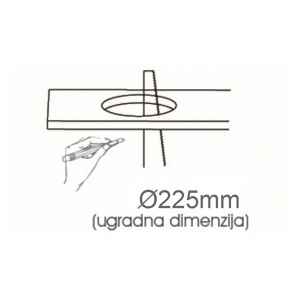 Led panel ugradni KNC1 24W 2160Lm 4000K Dawn 201279 - Img 2