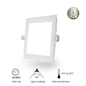 LED panel ugradni KNS1-12W 6500K 201540
