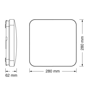 LED plafonjera sa senzorom 18W 6500K IP20 Osram 4099854648588E - Img 2