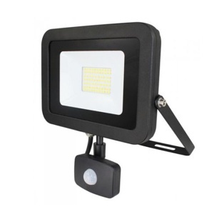 LED reflektor 50W detektor pokreta 6500K crni Commel C307-255