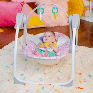 Ljuljaška za bebe Pink Paradise Ingenuity Kids II SKU16906 - Img 2