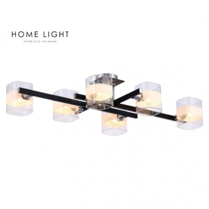 Luster Talia 58 6*E14 crna/hrom 200742