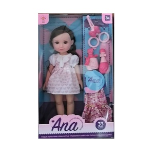 Lutka Ana sa dodacima 58247 crnokosa