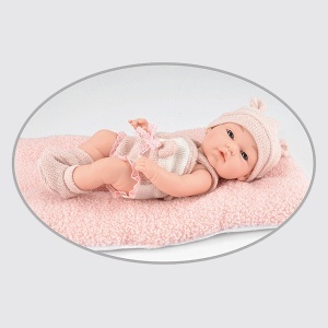 Lutka beba sa plišanim ćebetom 30cm 815407 - Img 2