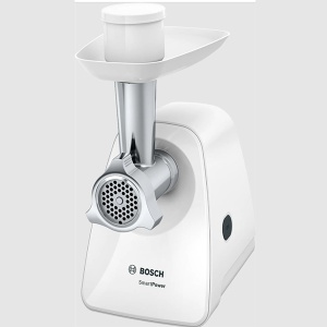 Mašina za mlevenje mesa 1500 W serija Smart Power bela Bosch MFW2500W