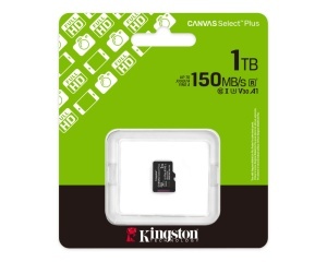 Memorijska kartica SDXC 1TB Canvas Select Plus G3 Kingston UHS-I A1 150MB/s (SDCS3/1TBSP)