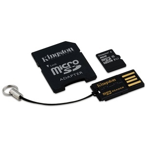 MicroSD MobilityKit 8GB Class10+SDadapter+USBcitac MBLY10G2/8GB