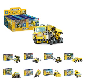 Mini kockice za slaganje kamioni 8 vrsta N-Brik 31-511000