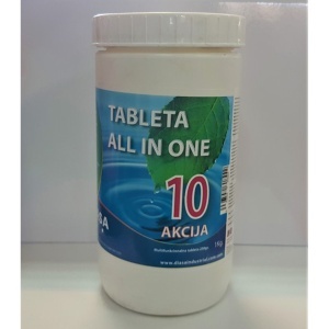 Multi tableta za bazene 1kg All in One 10 u 1 Diasa 0001075