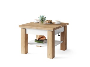 Multifunkcionalni Sto Cleo Craft Zlatno-Beli 1648 - Img 2