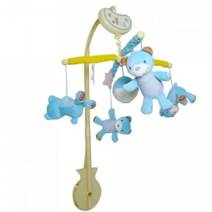 Muzička vrteška veseli plavi medvedići Biba Toys A016535