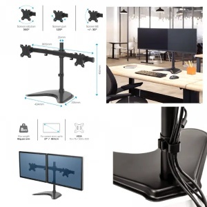 Nosač Monitora Profesional Series Freestanding Dual Horizontal 8043701 Fellowes F314 - Img 2