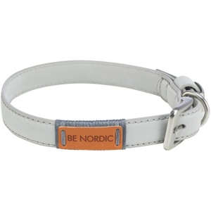 Ogrlica be nordic koža L 50 56cm/25mm sivi - Img 4