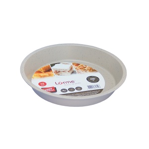 Okrugla tepsija granit Basic 24x4,5cm Lorme 12644