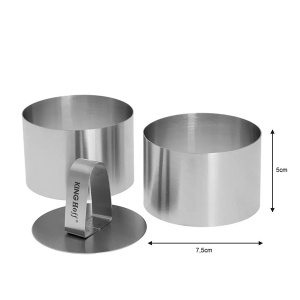 Okrugle metalne modle za dezert 3 dela Kinghoff KH4610 - Img 2