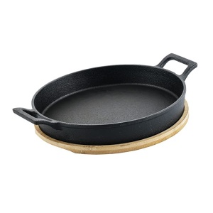 Ovalni pekač liveni 27x20x3,5cm FG BR-7013
