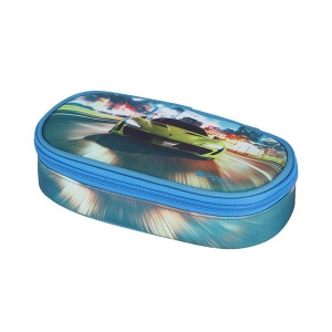 Pernica prazna Spirit Mini Sport Car 1-zip 20x6x10cm plava auto