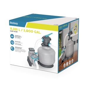Peščana pumpa za bazene 11355 l/h sa tajmerom 220-240V Bestway 58486 - Img 7