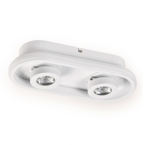 Plafonjera Vesta 475 10W+2x5W 3000K Bela 201420 - Img 1