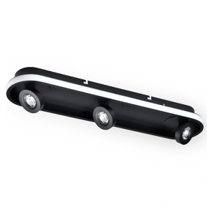 Plafonjera Vesta 476 21W+3x5W 3000K Crna 201421 - Img 2