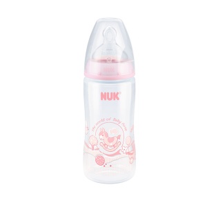 Plastična Flašica 300ml silikon S1 M Nuk First Choice+ Rose / 741536