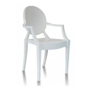 Plastična stolica Ghost krem FA0084